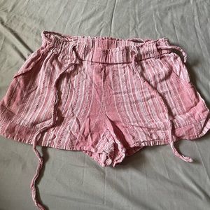 Paper Bag Linen Shorts